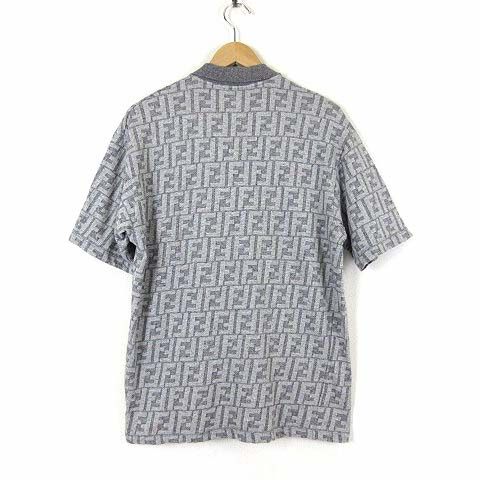 フェンディ FENDI ポロシャツ シャツ トップス ズッカ柄 コットン 半袖