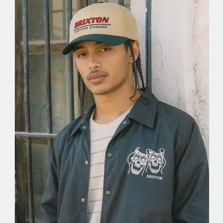 BRIXTON ブリクストン キャップ GRADE HP SNPK 11697 メンズ レディース 帽子 ぼうし cap スナップバック サイズ調節可能 ストリート バイカー アメカジ ブラック レッド オリーブ HEADFOOTmixism