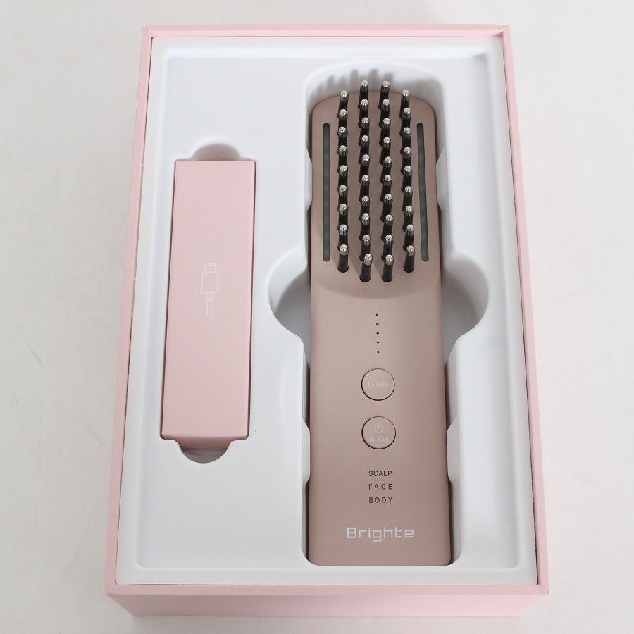 新品】Brighte ELEKI BRUSH+ BRT-FSB180 ピンク 美顔器 EMS フェイス