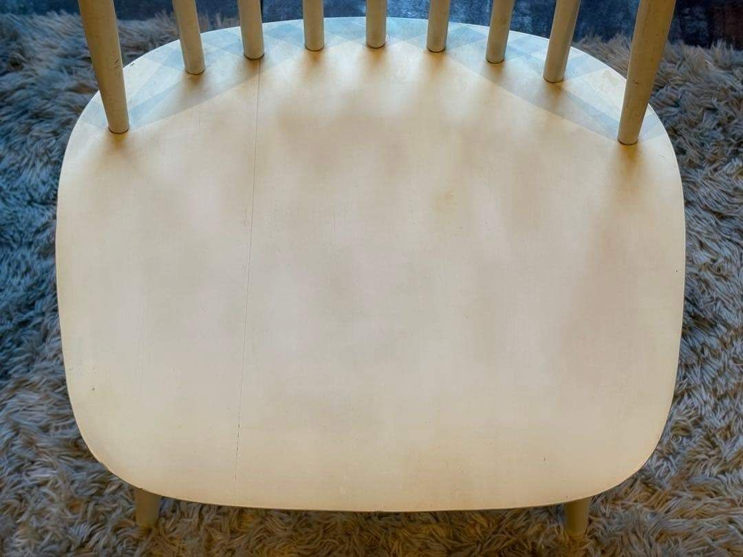 ①太平 ウィンザーチェア ホワイト ゴールドスミスチェア 2脚セット IZ