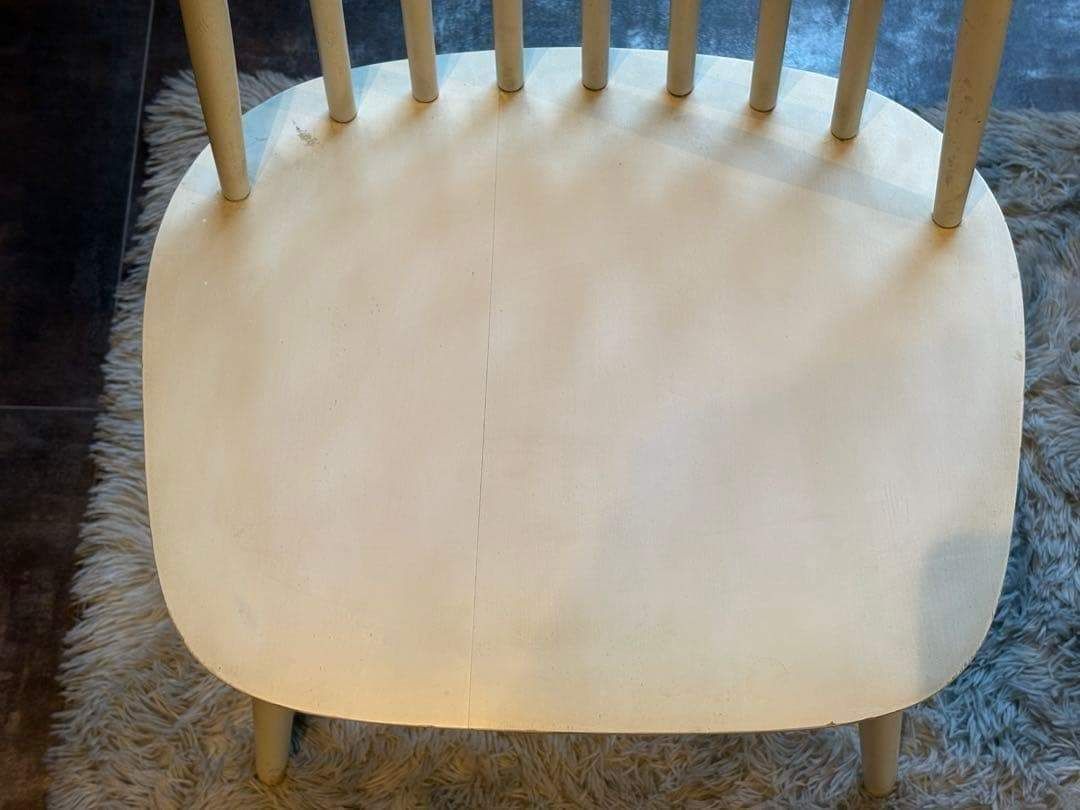 ①太平 ウィンザーチェア ホワイト ゴールドスミスチェア 2脚セット IZ