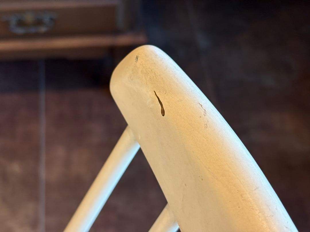 ①太平 ウィンザーチェア ホワイト ゴールドスミスチェア 2脚セット IZ