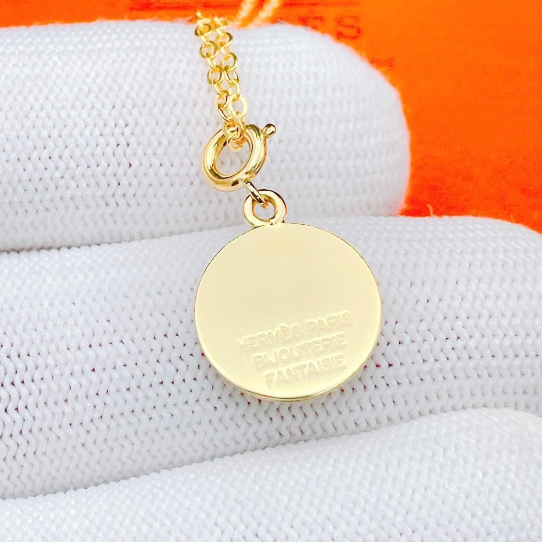 ◇エルメス◇新品仕上済 HERMES セリエ ネックレス ゴールドカラー 小
