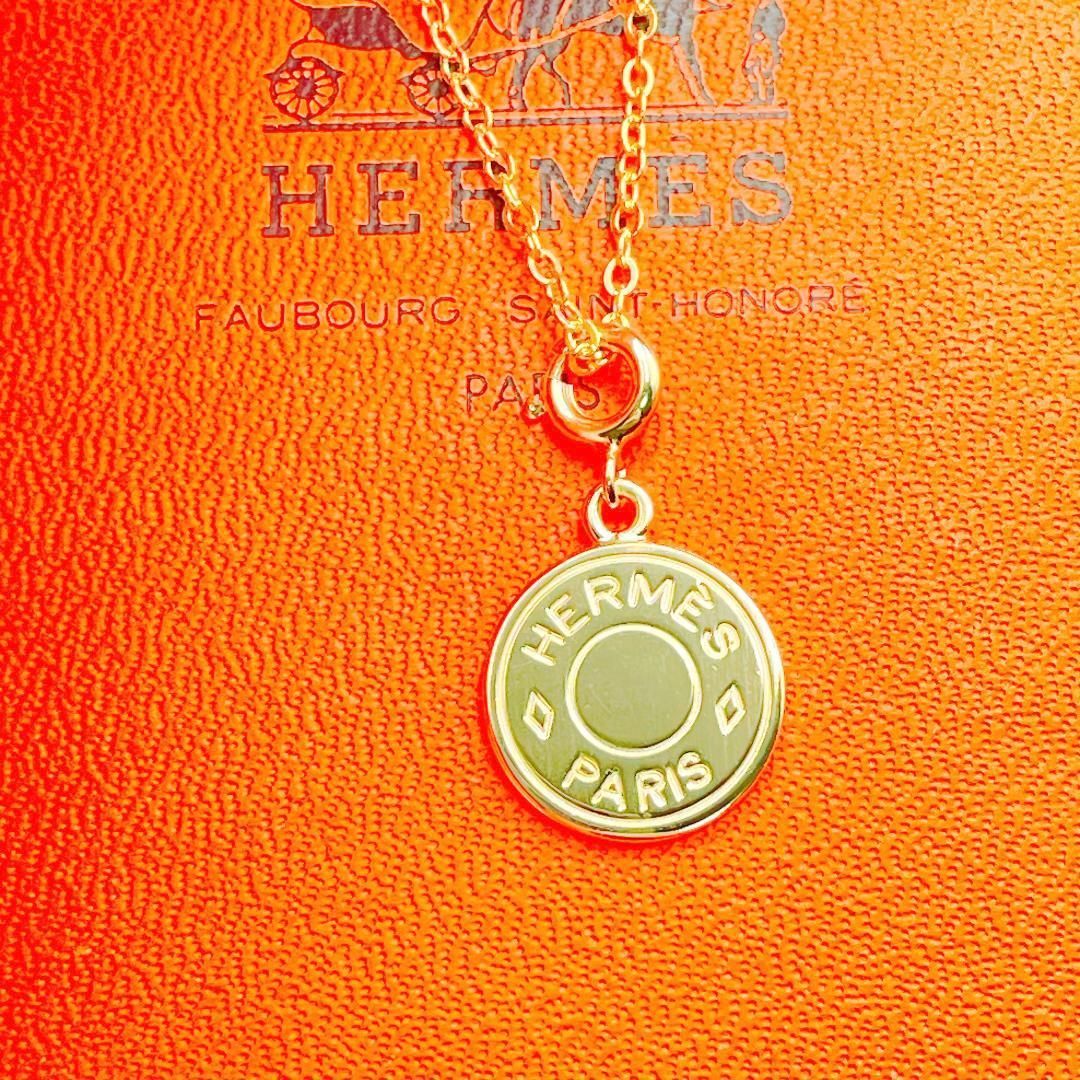 ◇エルメス◇新品仕上済 HERMES セリエ ネックレス ゴールドカラー 小
