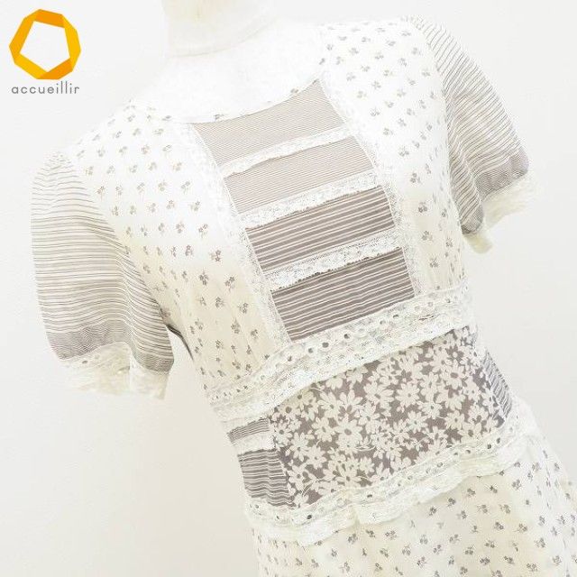 Rossa ロッサインポートロッサ ワンピース ロング 半袖 花柄 総柄