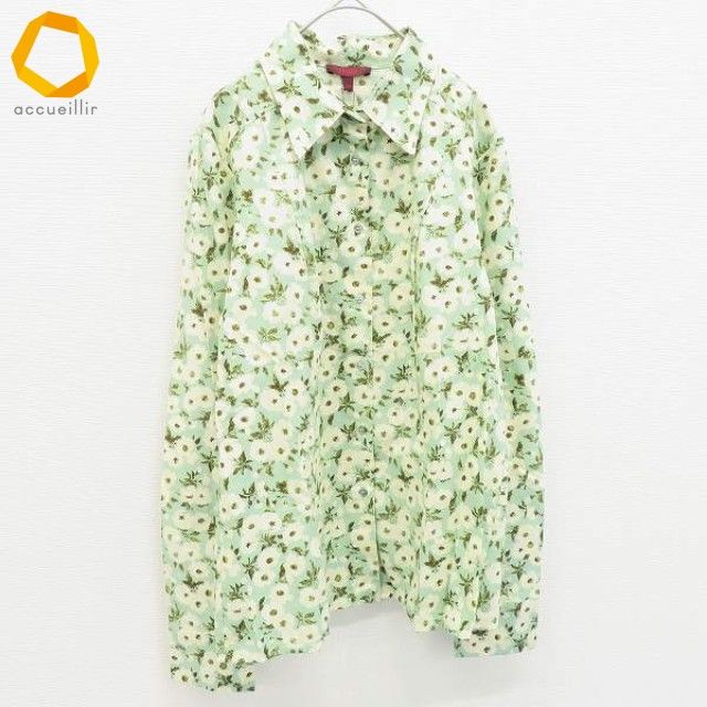 ケンゾー KENZO シャツ ブラウス トップス コットン 花柄 総柄