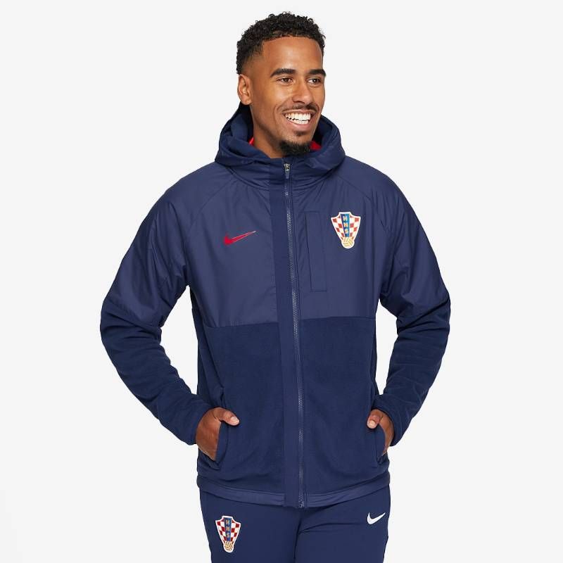 【送料無料・匿名配送】Sサイズ Nike ナイキ クロアチア代表 2024 公式 AWF ジャケット 青 新品 正規品 日本未発売 撥水