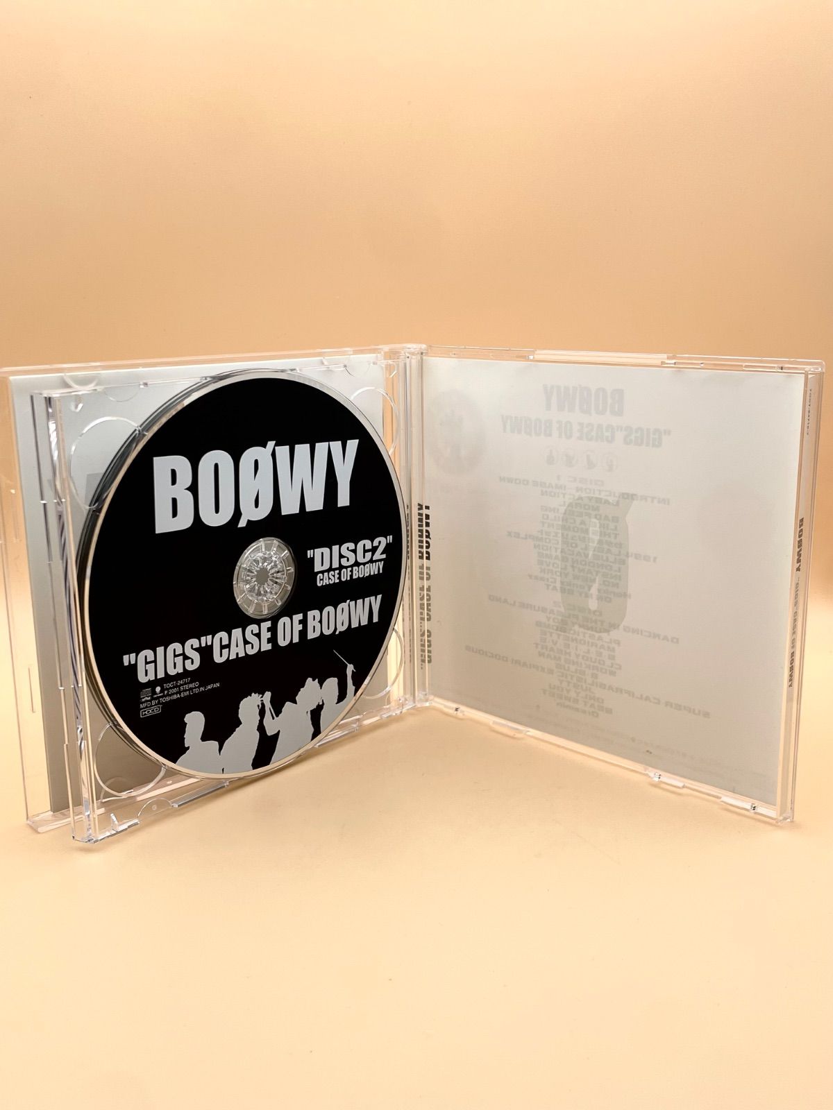 帯付 BOØWY CD ボウイ ﻿GIGS CASE OF BOØWY﻿ boowy ライブ アルバム