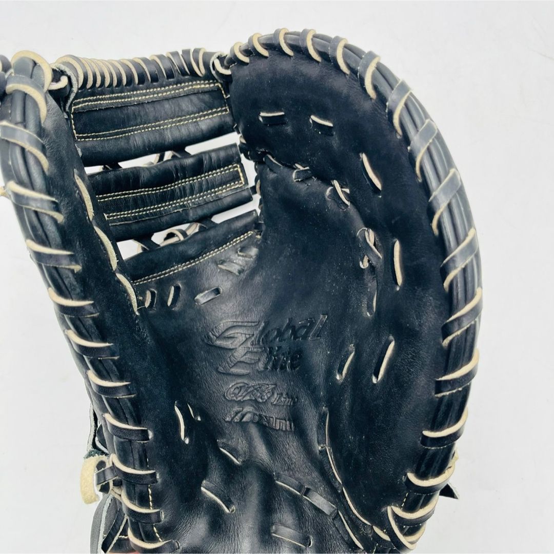 良品】 mizuno ミズノ global elite ファーストミット 軟式 - メルカリ