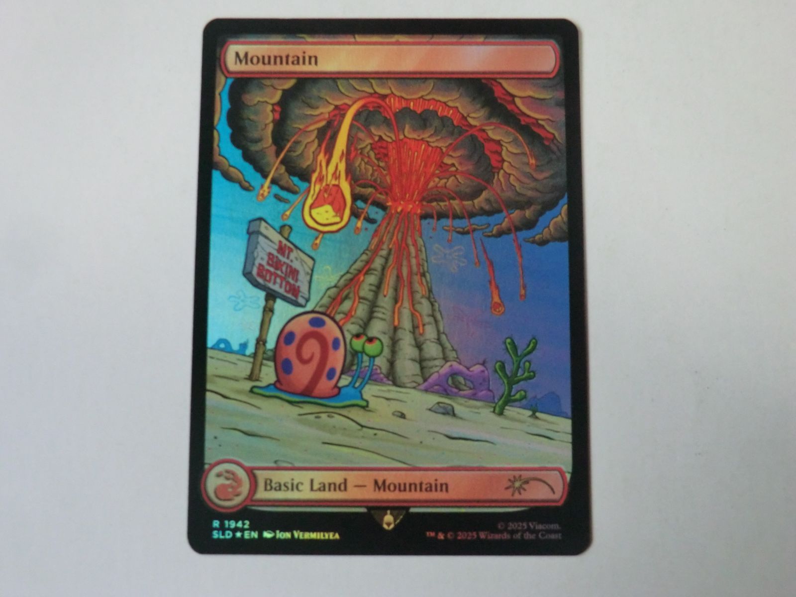 MTG 山（フルアートFOIL） Secret Lair x SpongeBob 英語 1枚 - メルカリ