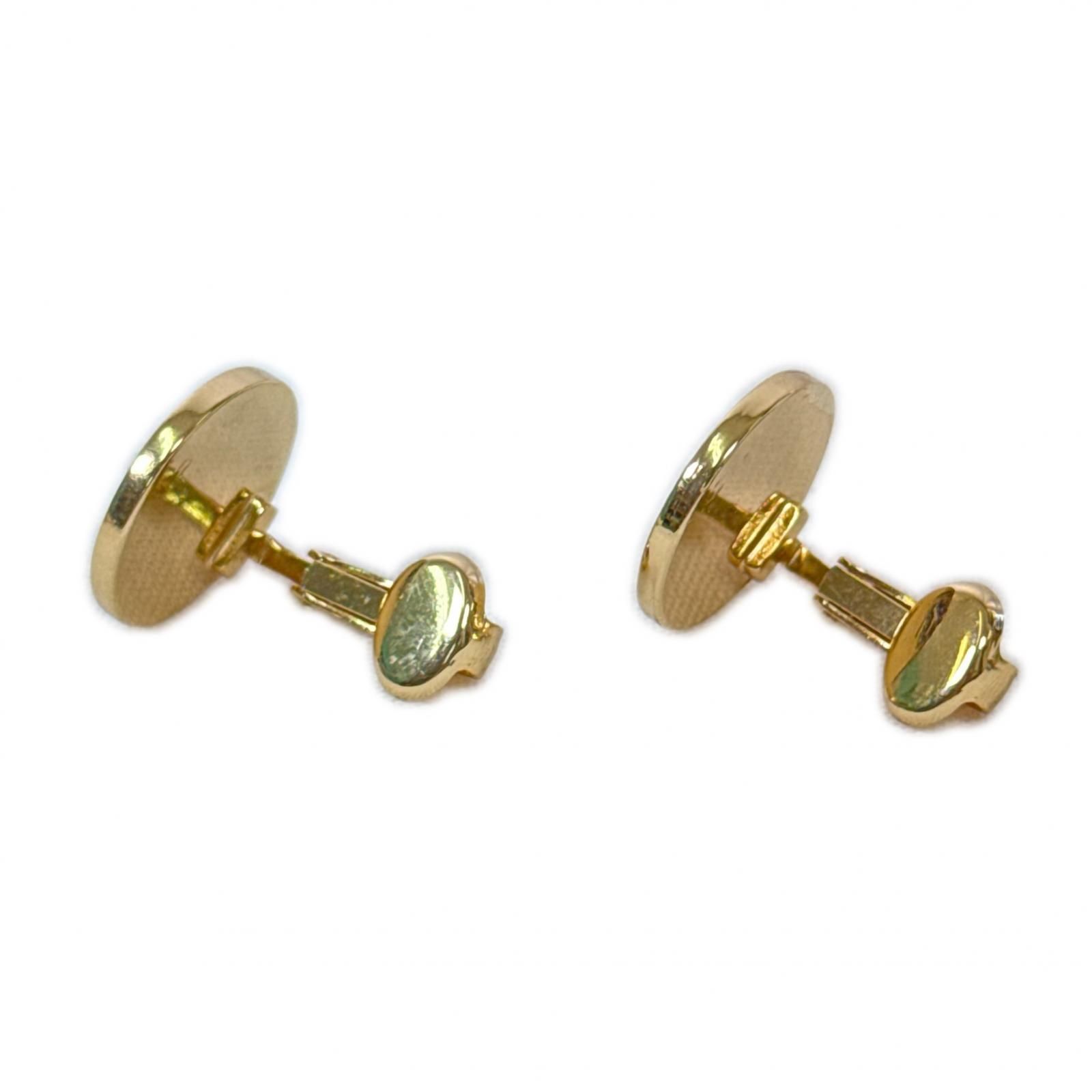 美品 BURBERRY バーバリー イヤリング ゴールド メタル ヴィンテージ