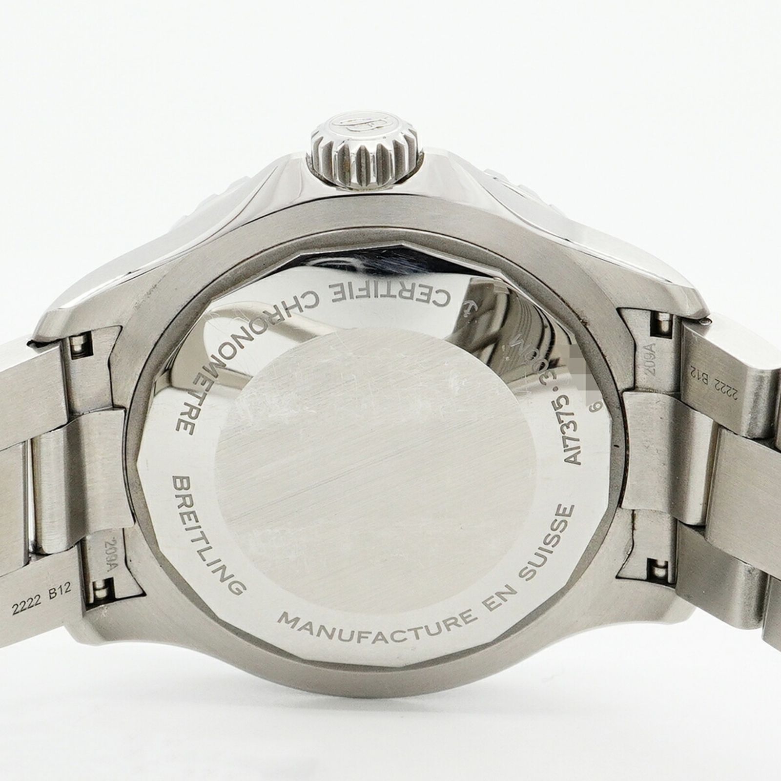 ネイビー文字盤腕時計 メンズ