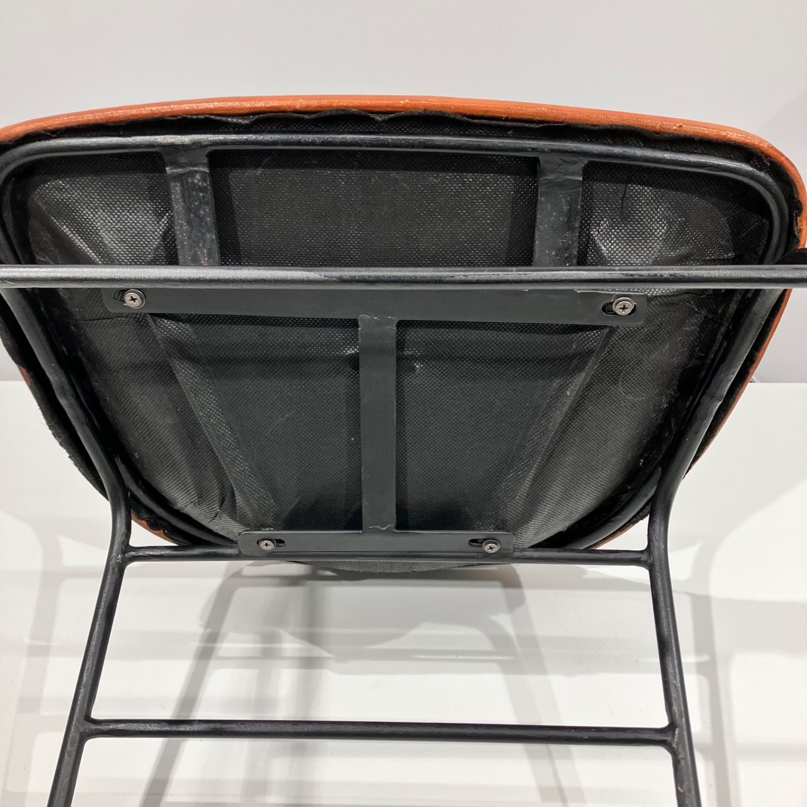 アンティーク スツール レザー アイアン - メルカリ