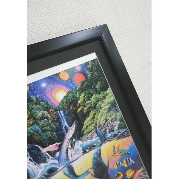 Christian Riese Lassen クリスチャン ラッセン ポスター額装 ミニ