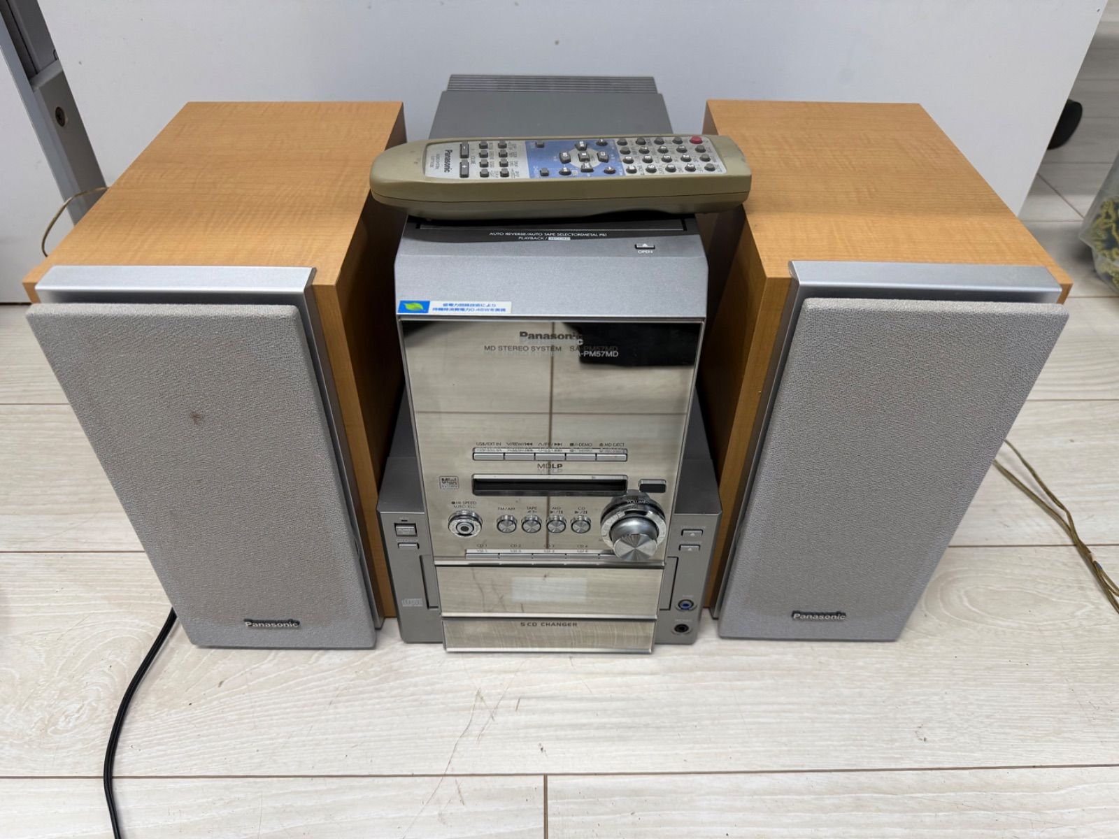 Panasonic SA-PM57MD ミニコンポ オーディオ - メルカリ