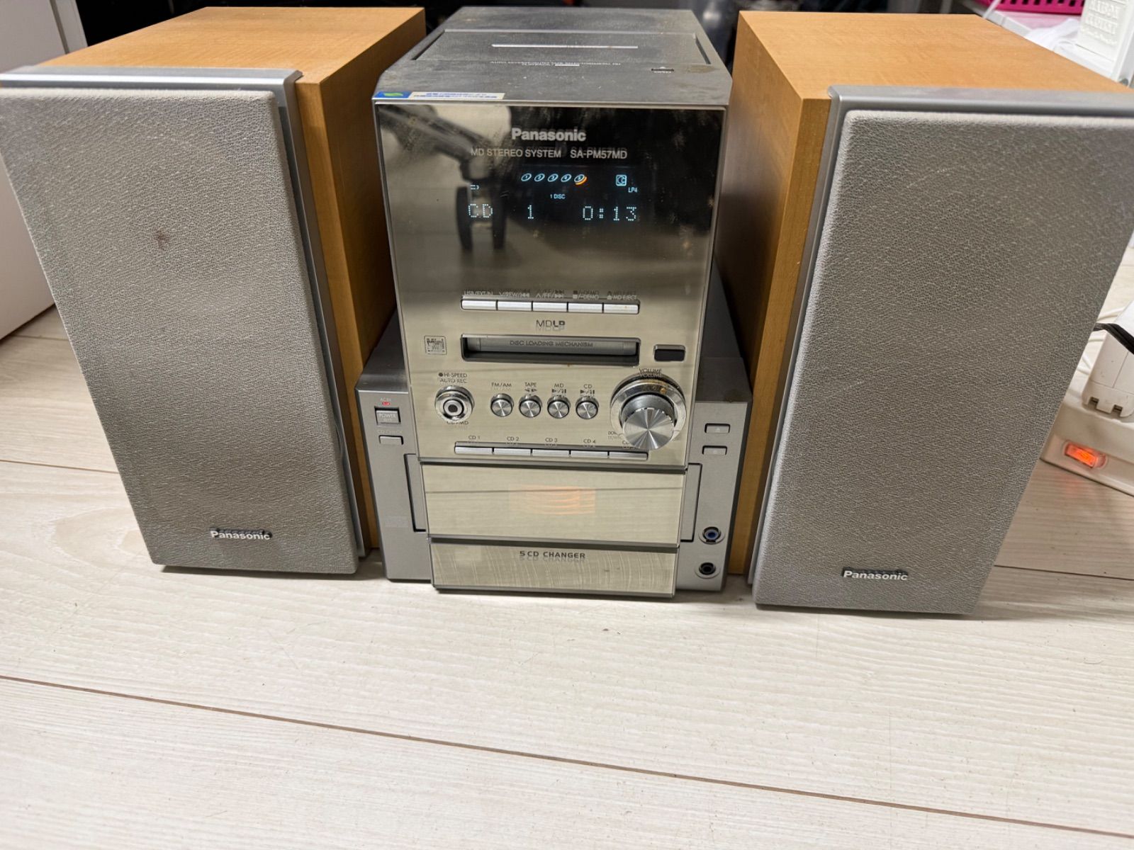 Panasonic SA-PM57MD ミニコンポ オーディオ - メルカリ