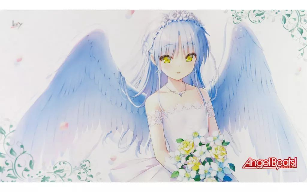 中古】デスクマット 立華かなで(天使) ウェディングデスクマット