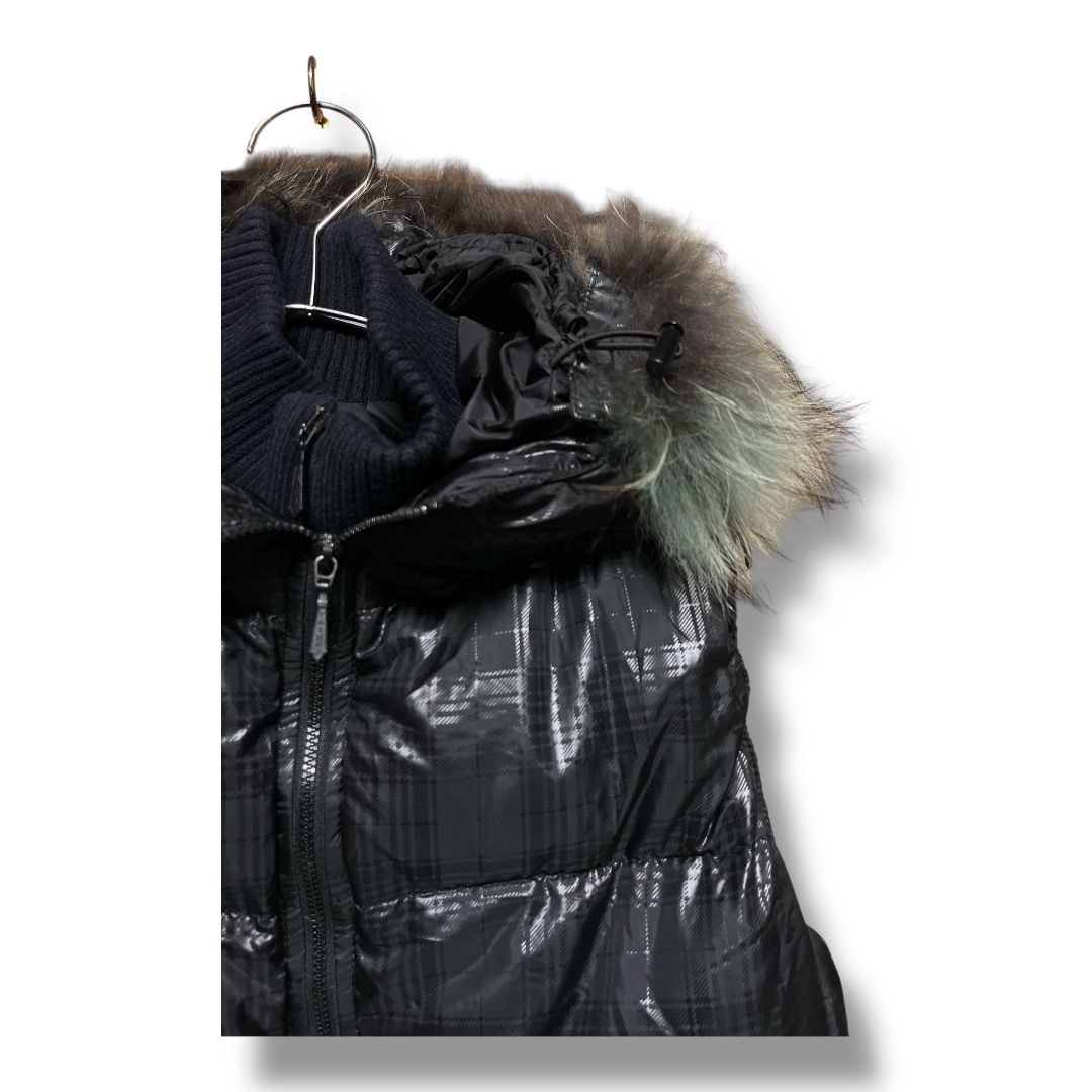 TATRAS タトラス ダウンベスト ラクーンファー ファー取り外し可能