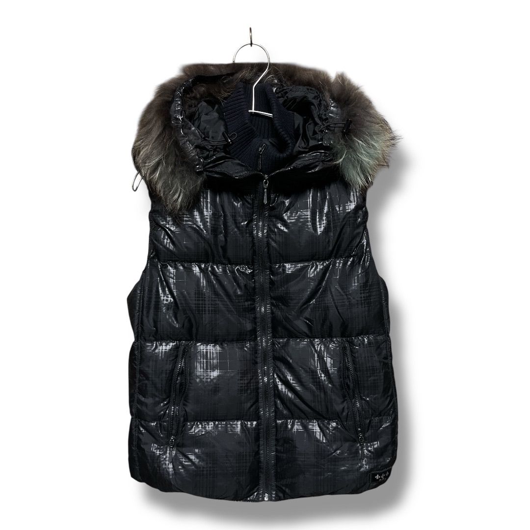 TATRAS タトラス ダウンベスト ラクーンファー ファー取り外し可能