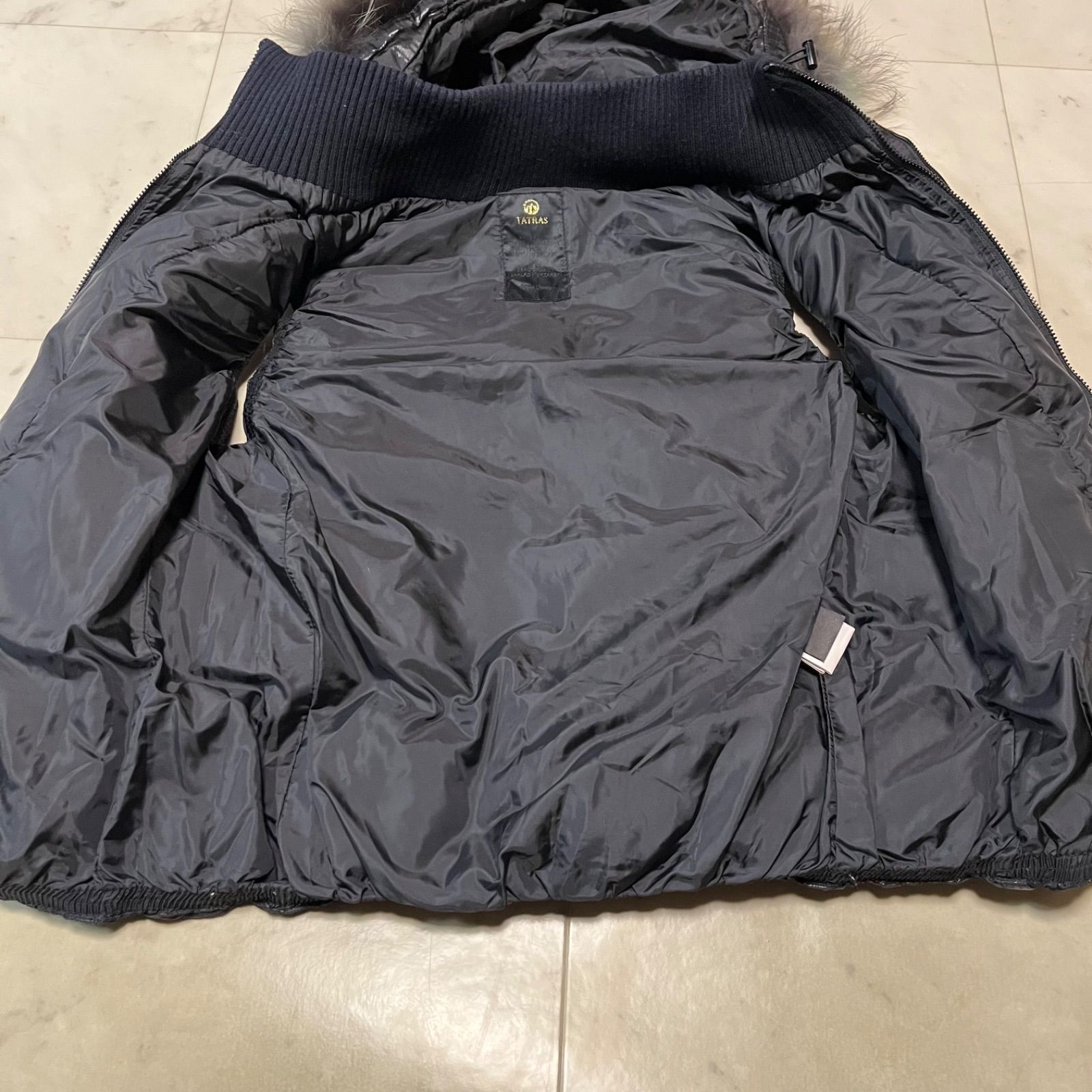 TATRAS タトラス ダウンベスト ラクーンファー ファー取り外し可能