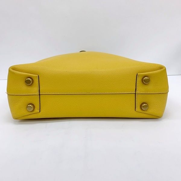 COACH がま口　ハンドバッグ　イエロー　トートバッグ　肩掛け　y2k COACH コーチ PLAZA TOTE レザー トートバッグ 88341 カバン 肩掛け A4