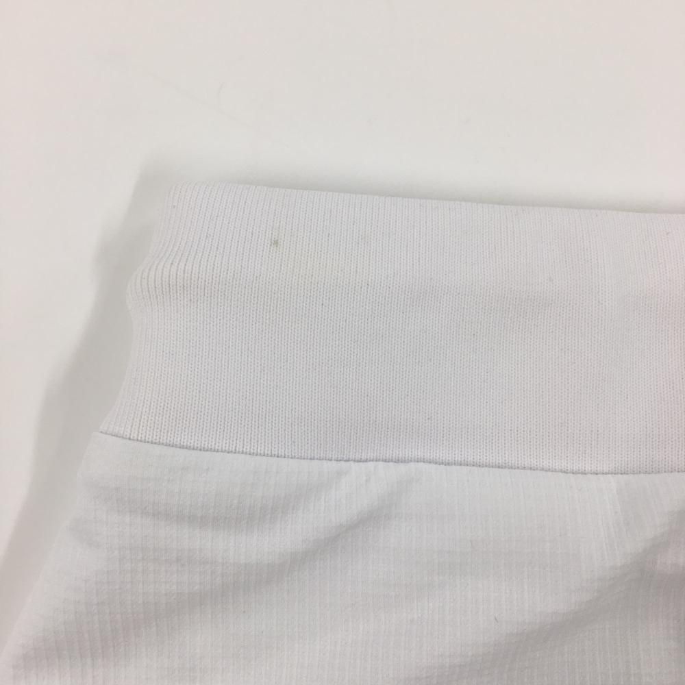 新品】パーリーゲイツ スカート 白×黒 格子柄織生地 4ライン ウエスト