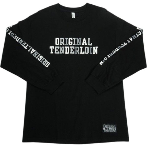 Size【XL】 TENDERLOIN テンダーロイン LONG SLEEVE TEE 2A BLACK ロン
