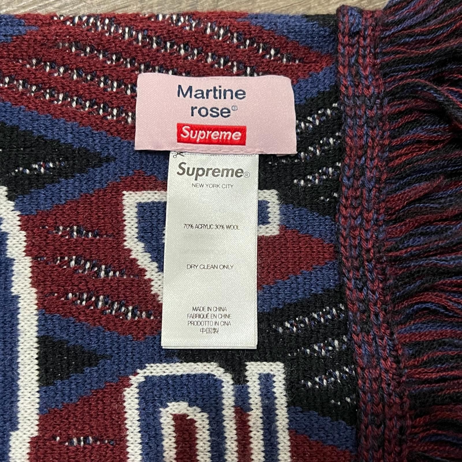 Supreme 24AW Martine Rose Scarf マーティンローズ コラボ マフラー