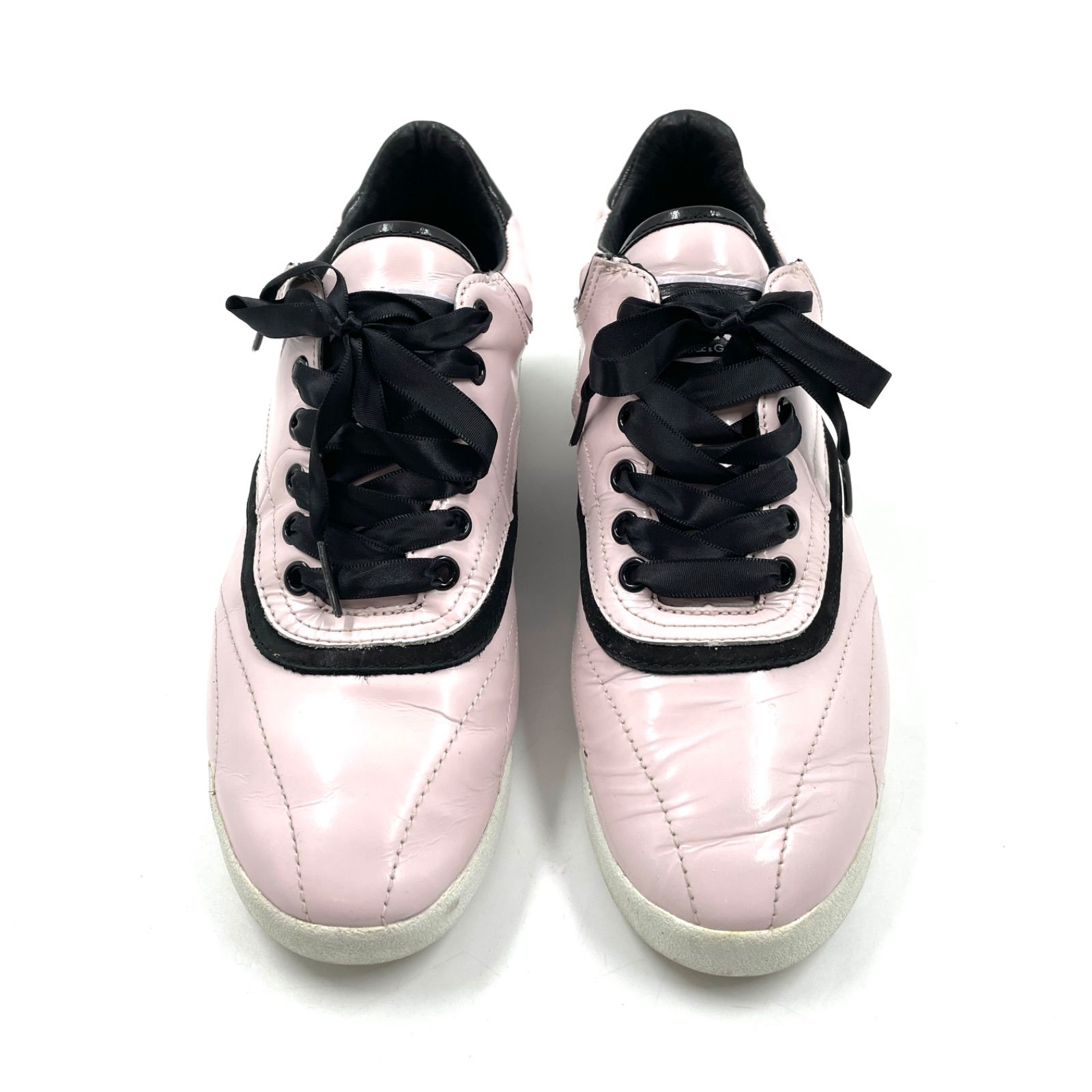 ドルチェ＆ガッバーナ Dolce & Gabbana スニーカー ピンク ゴールド 37 