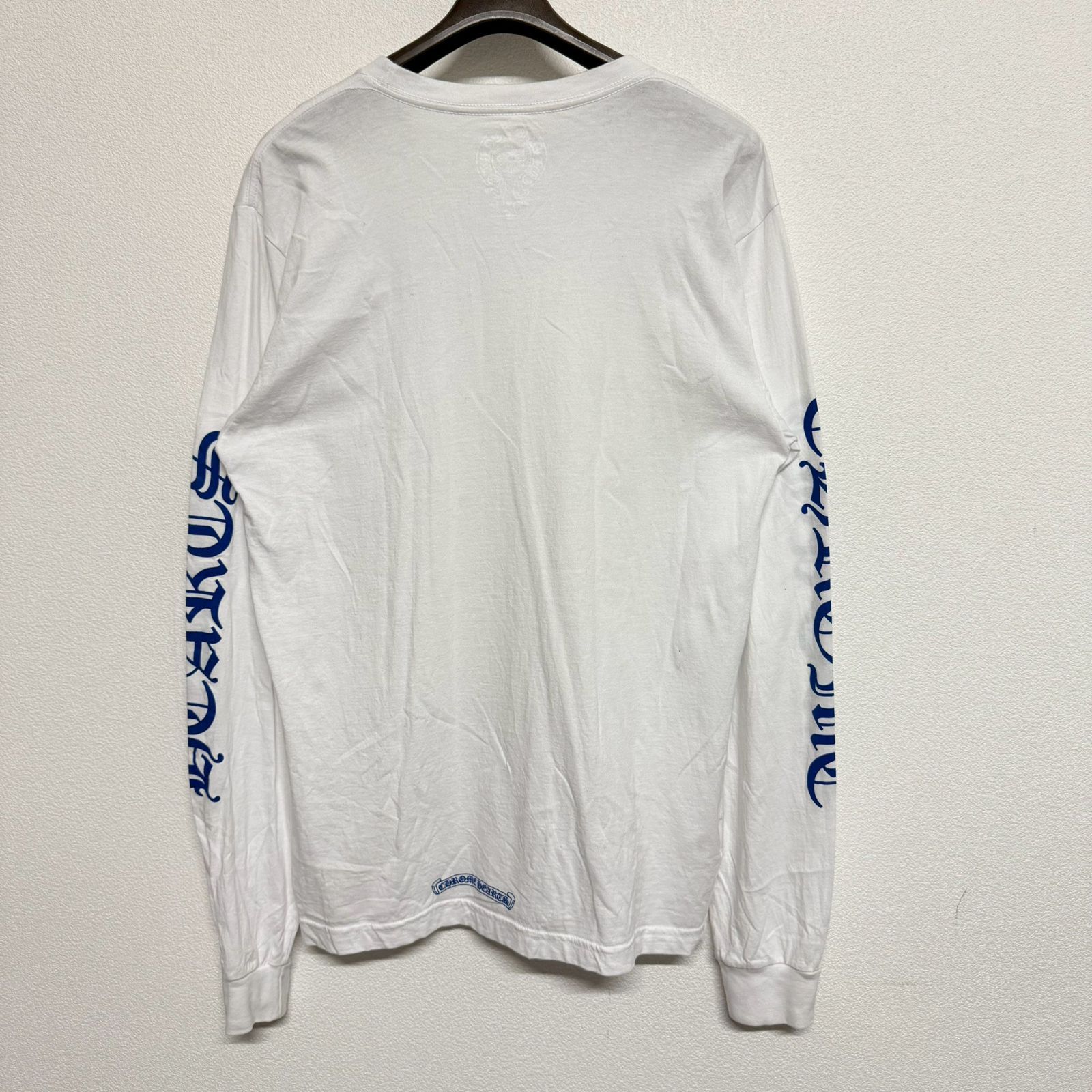 CHROME HEARTS Neck Logo クロムハーツ ネックロゴ 白 ホワイト 青 