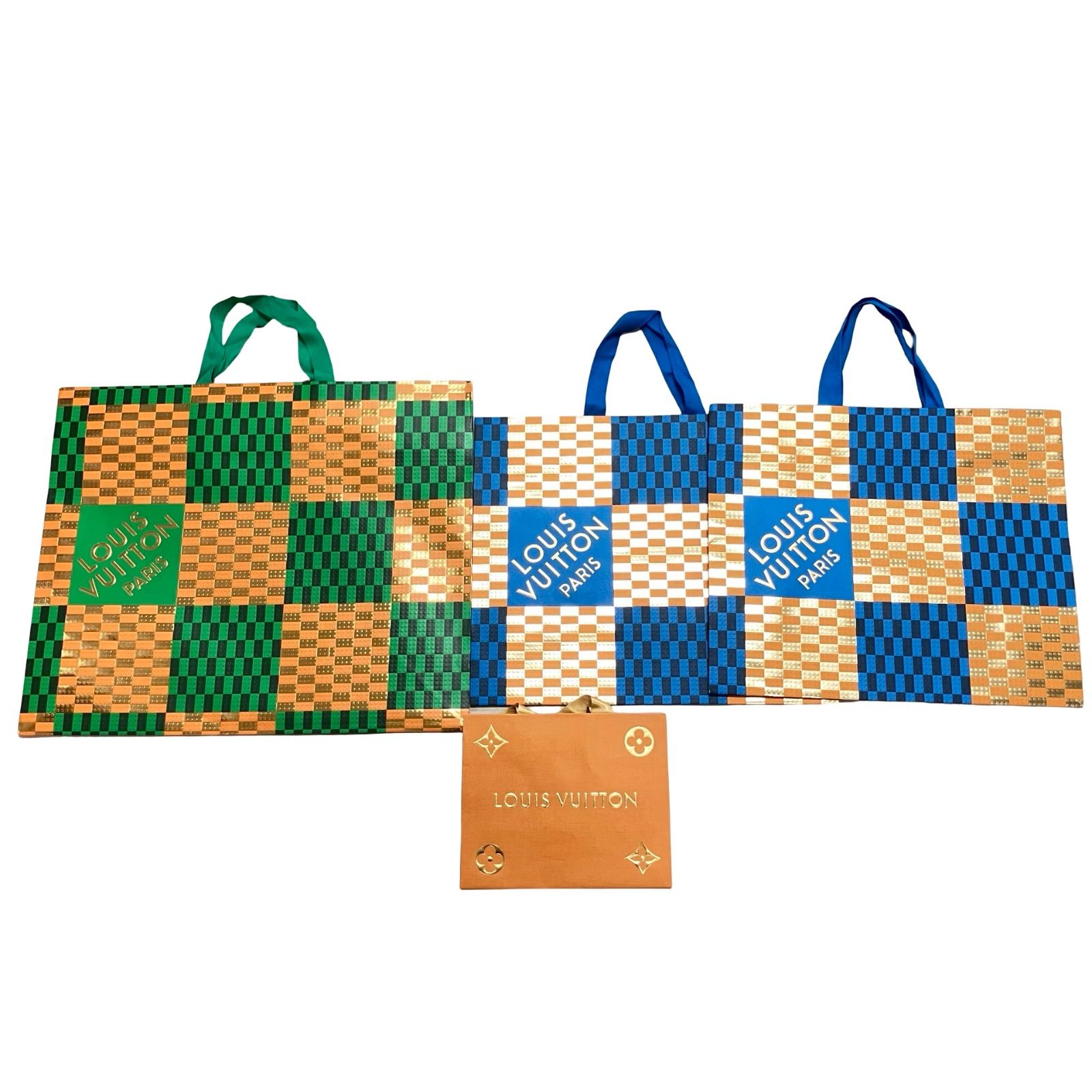 LOUIS VUITTON ルイヴィトン 柄あり レア 紙袋 4枚セット ショップ袋