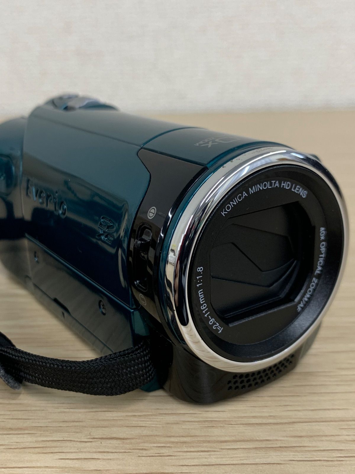 2 【通電動作確認済】JVC Everio GZ-HM460-G ビデオカメラ 付属品あり