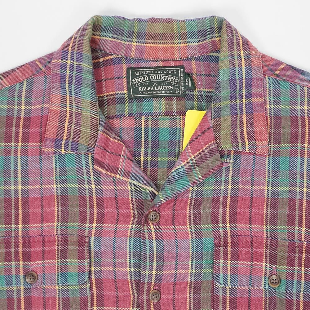 ポロカントリー POLO COUNTRY 90s 90年代 オープンカラー フランネル
