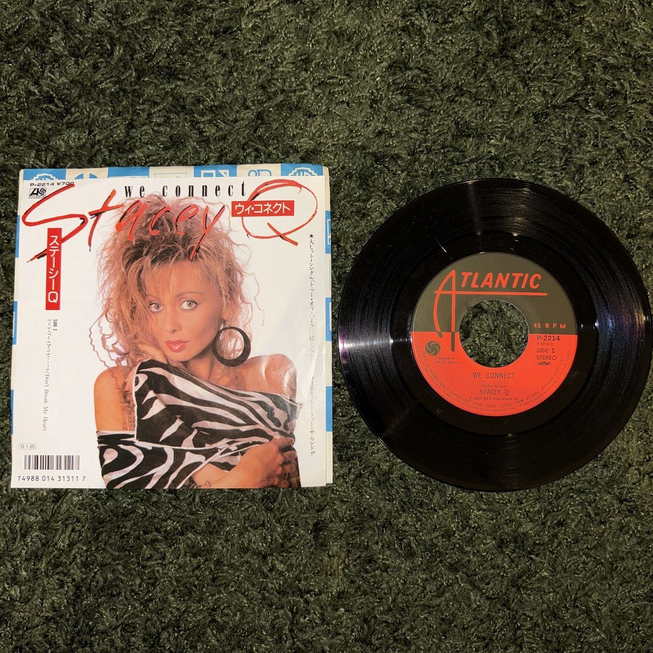 EPレコード0272】Stacey Q / We Connect / Atlantic / P-2214 - メルカリ