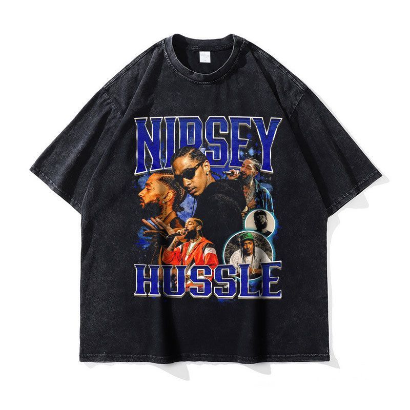 Nipsey Hussle ニプシー・ハッスル ヴィンテージ加工 Tシャツ 半袖