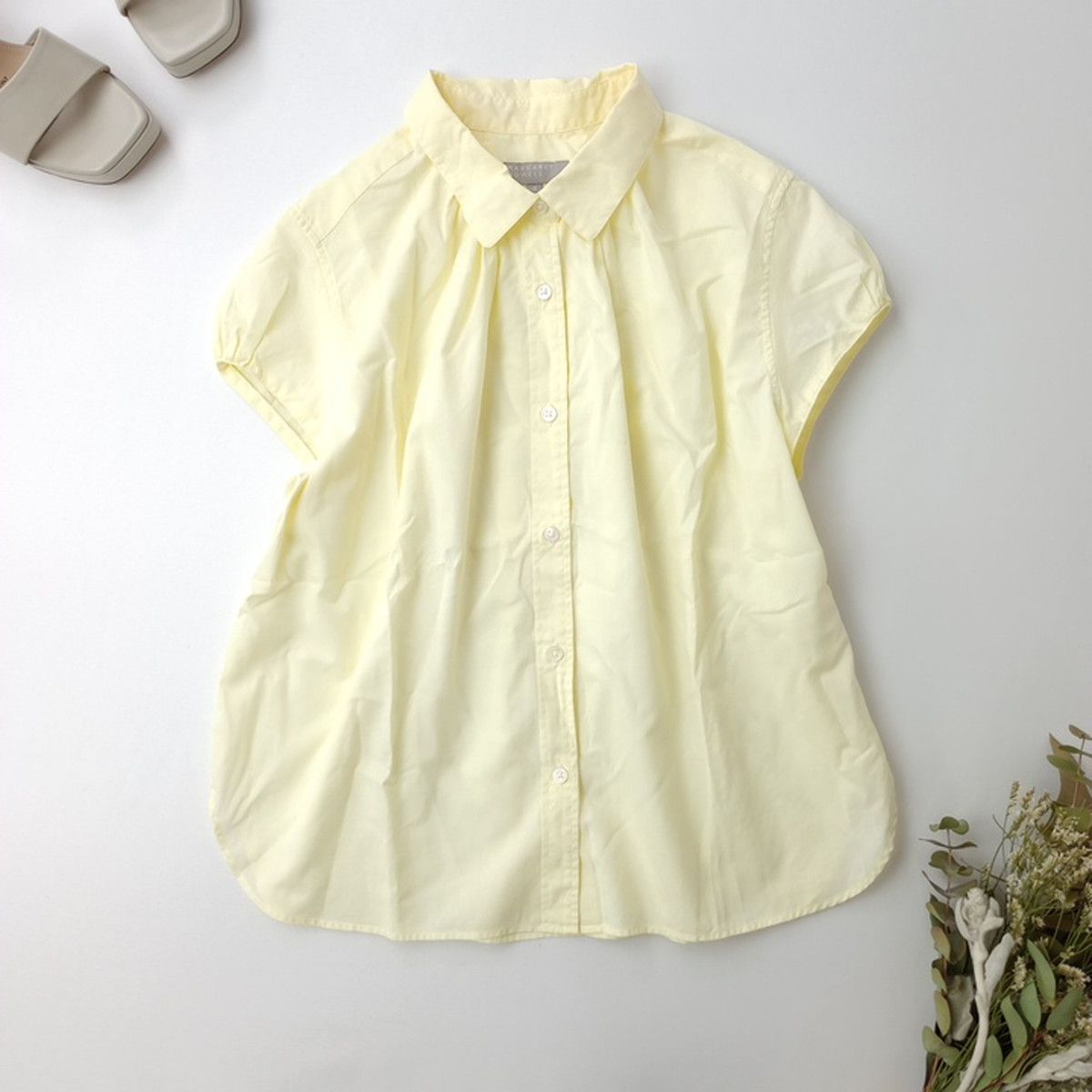 ◯MARGARET HOWELL マーガレットハウエル 半袖シャツ ブラウス