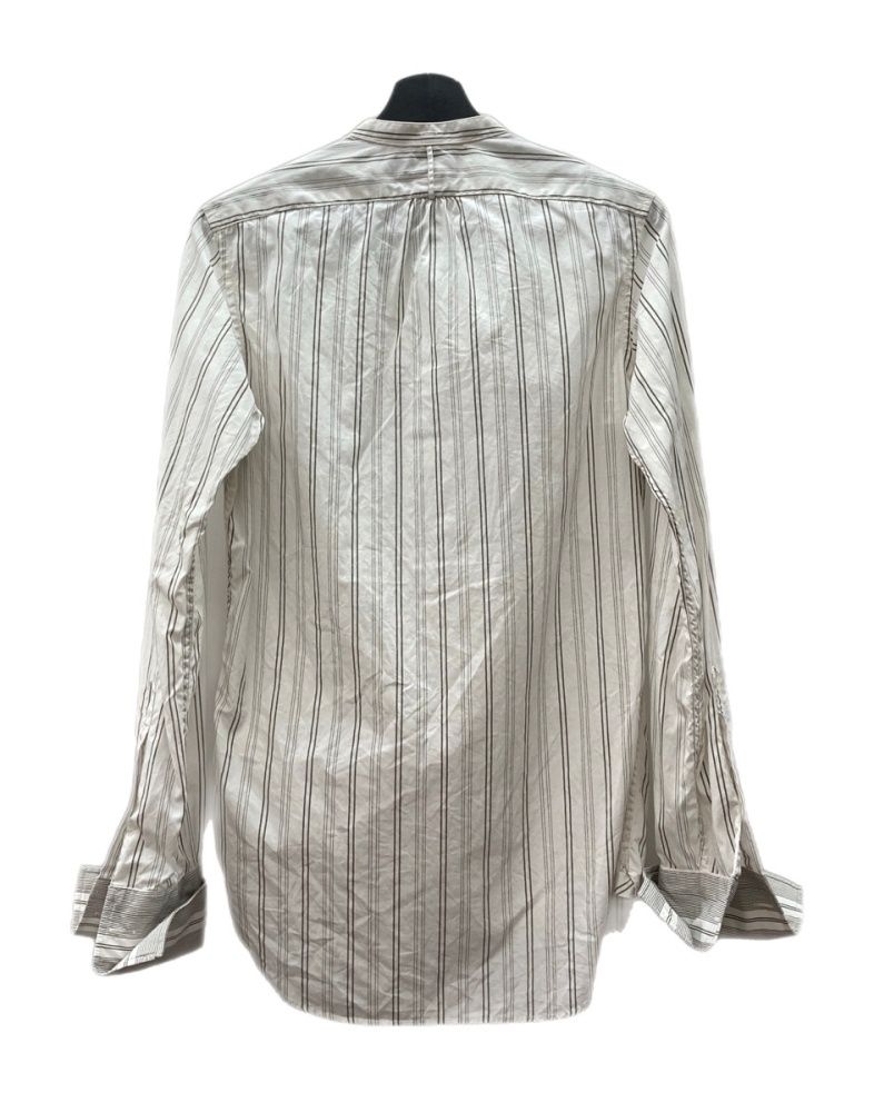 ダブルアールエル RRL Stripe Band Collar Shirt ストライプ バンド