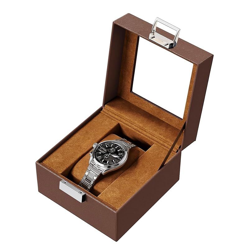 新品】 Mocamoro 腕時計ケース 1本用 ウオッチボックス 男性 高級 時計