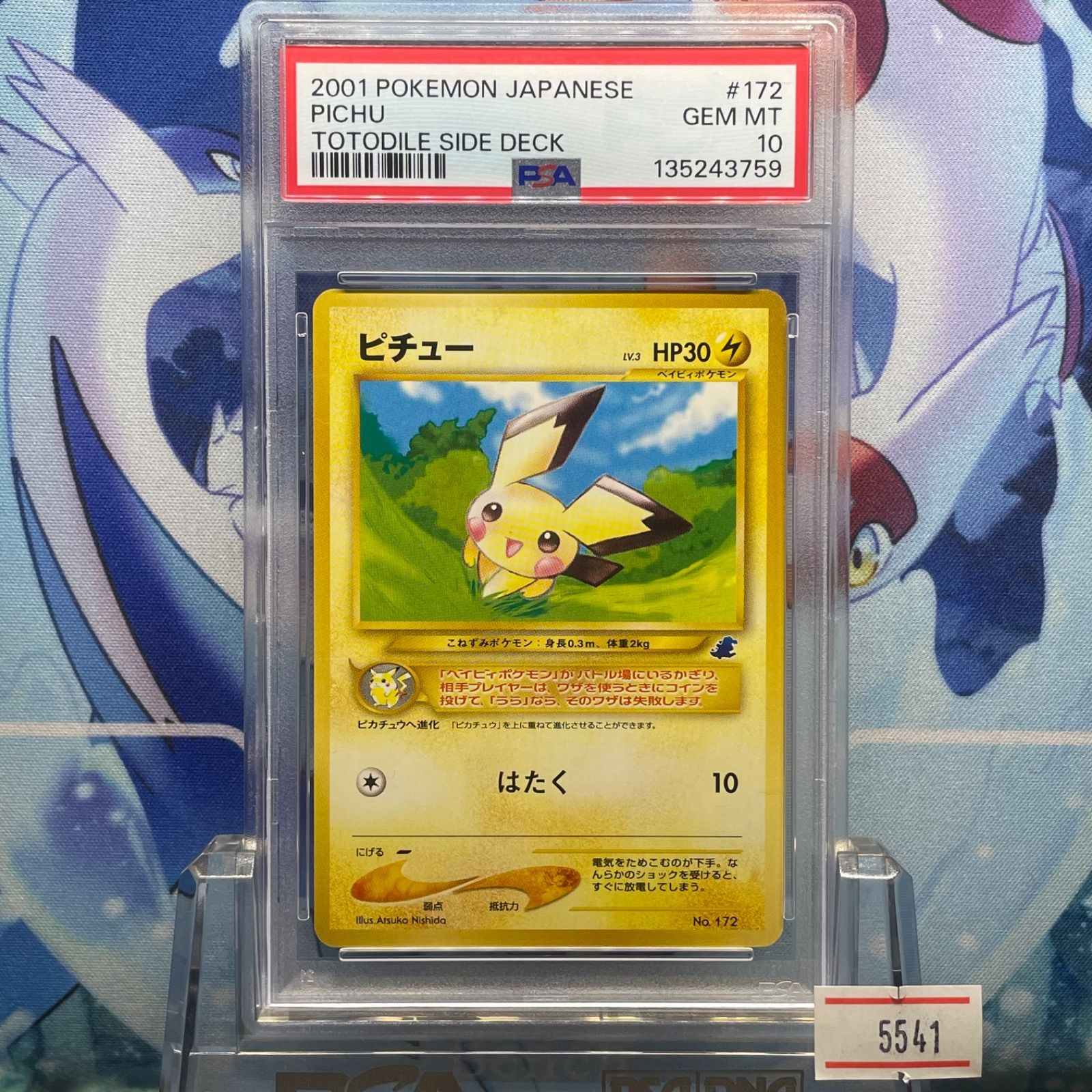 PSA10 ピチュー 旧裏 NEO LV.3 イントロパック イントロパック 172