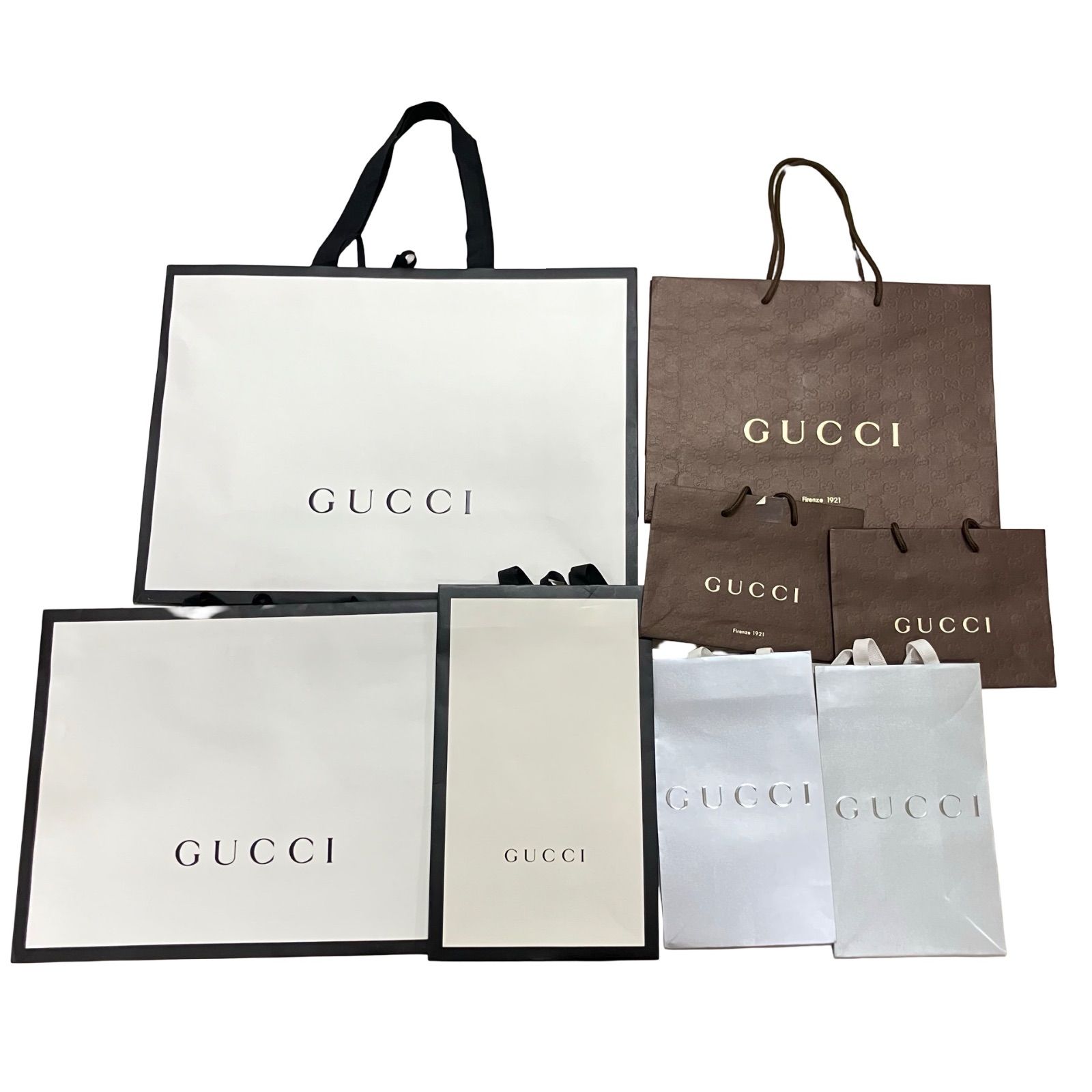 GUCCI グッチ 紙袋 アソート 8枚セット ショップ袋 ショッパー【Z1778