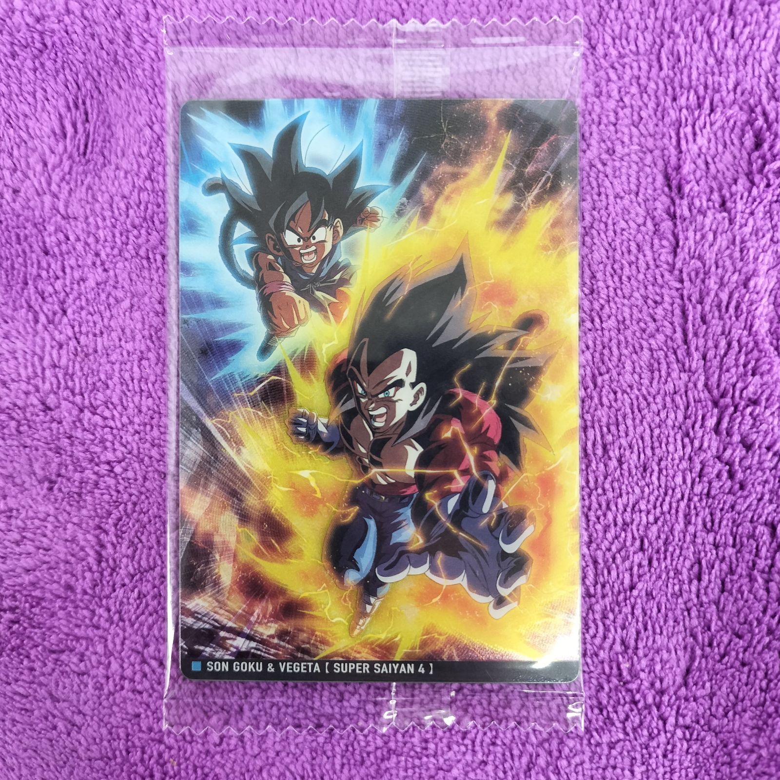 22.孫悟空 & 超サイヤ人4 1枚 ベジータドラゴンボール 9 DRAGON BALL