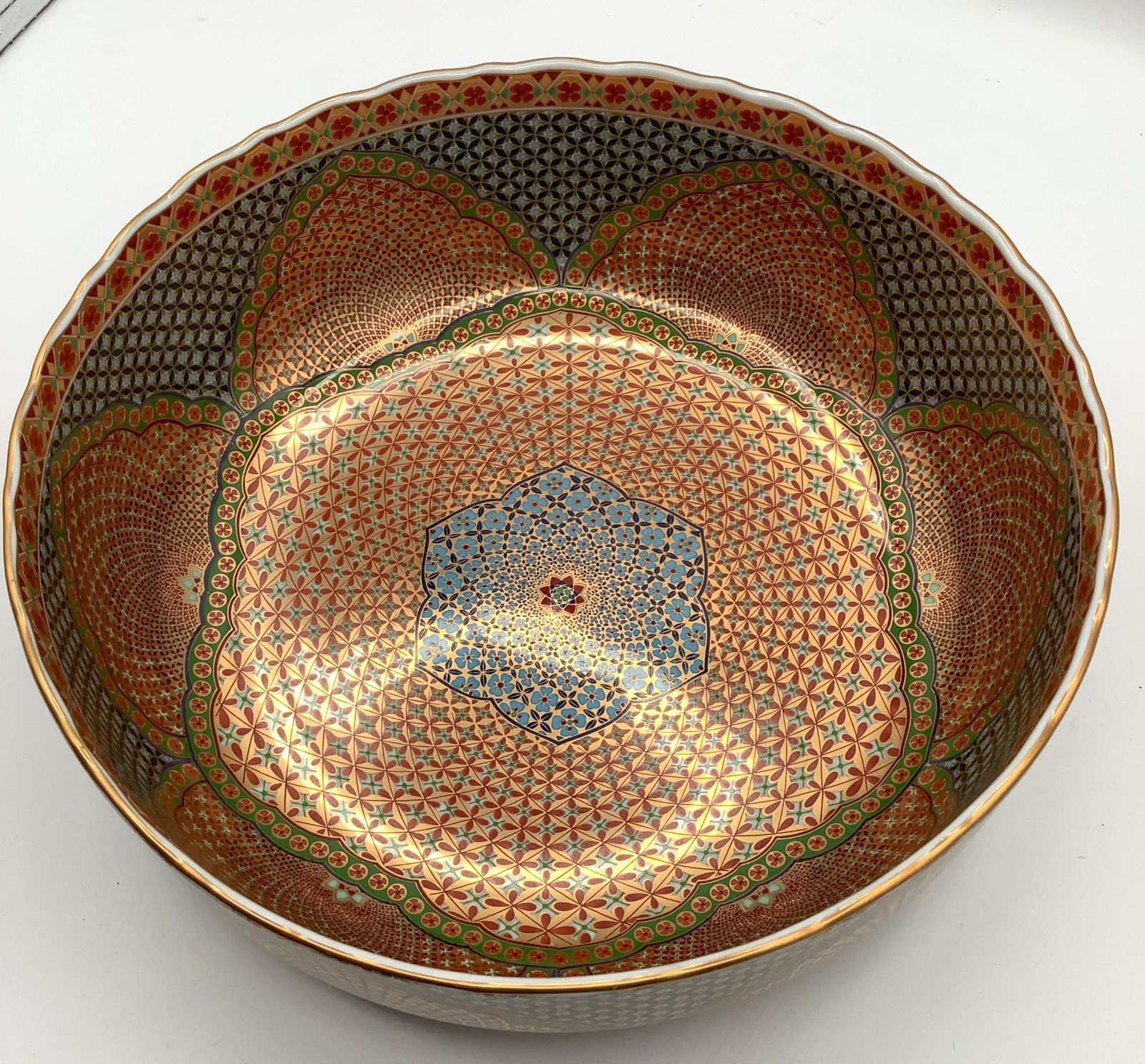 前畑陶器 庫山窯 金彩 菓子鉢 美濃焼 大鉢 - メルカリ