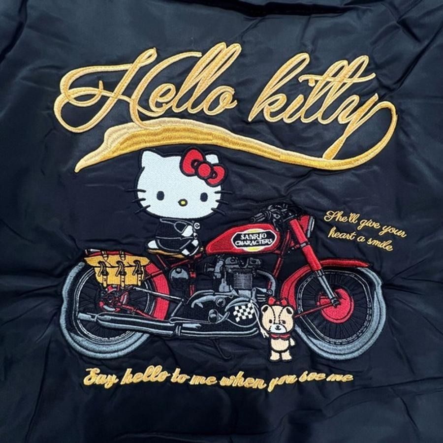 ☆人気☆ハローキティ MA-1ジャケット バイク柄 アウター メンズ