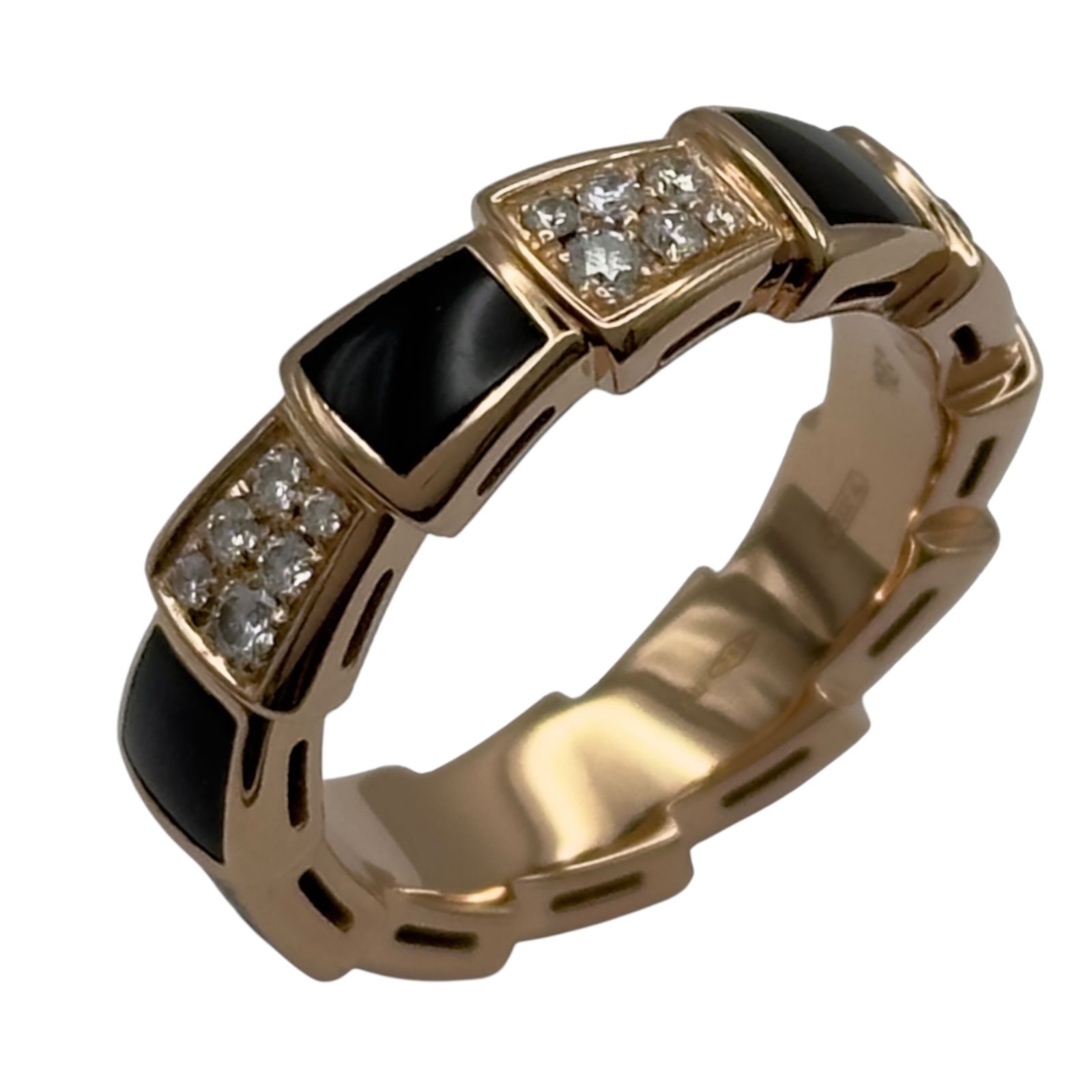 ブルガリ BVLGARI セルペンティヴァイパーリング ピンクゴールド Au750 