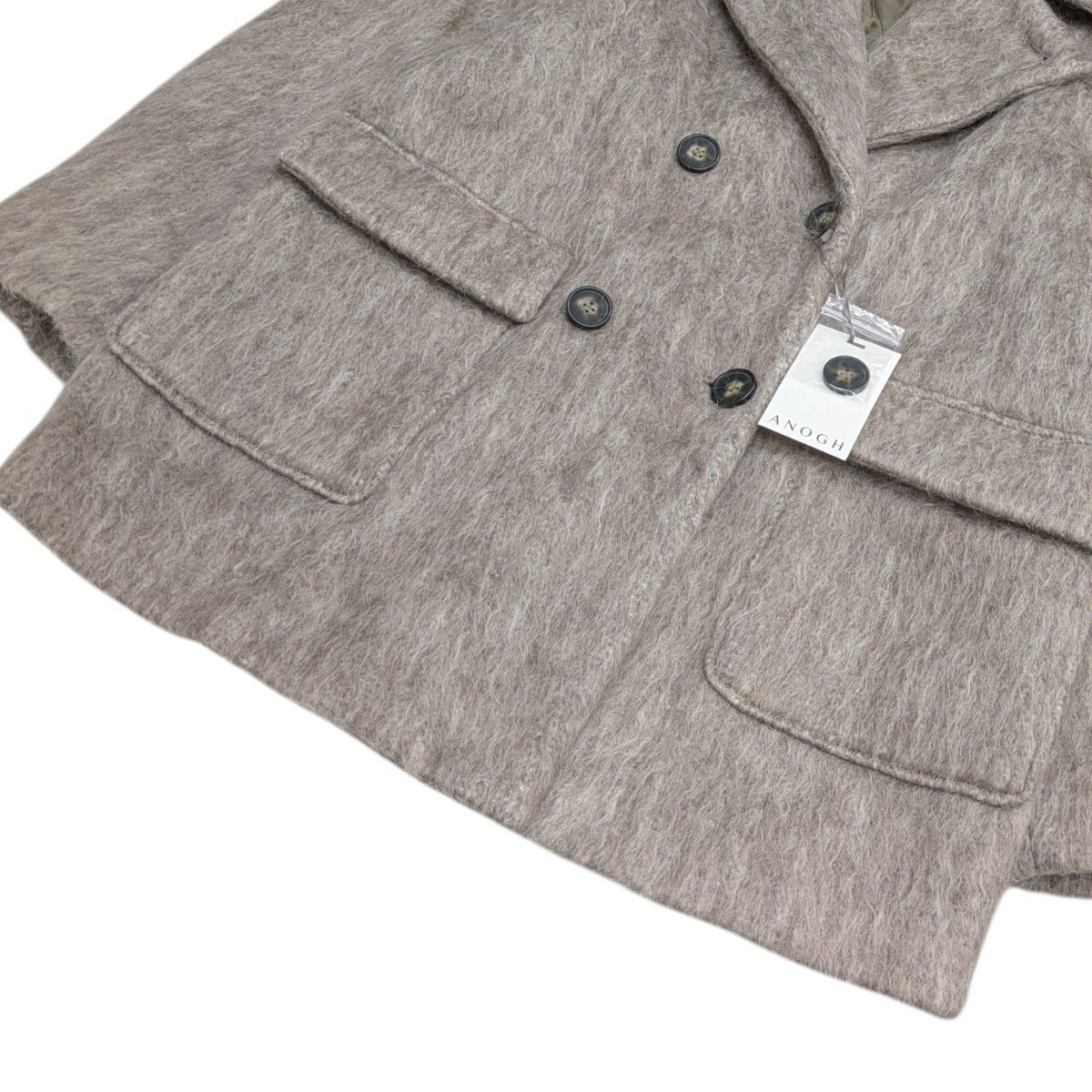 未使用品 ANOGH アノフ 23FW WOOL SHAGGY JACKET COART ウールシャギー