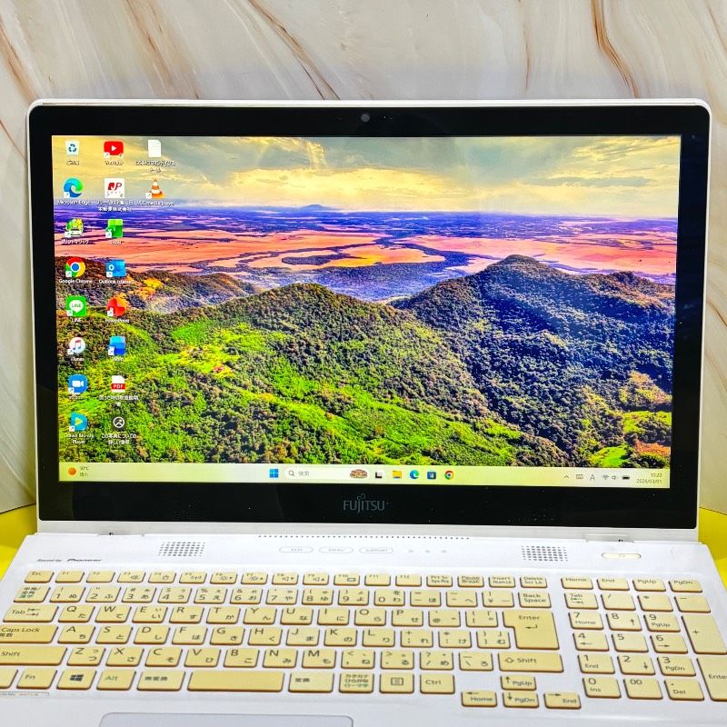 Windows11✨Core i7✨タッチパネル✨オフィス✨富士通ノートパソコン 爆速Core i7✨タッチパネル✨富士通ノートパソコン✨メモリ8GB 新品SSD