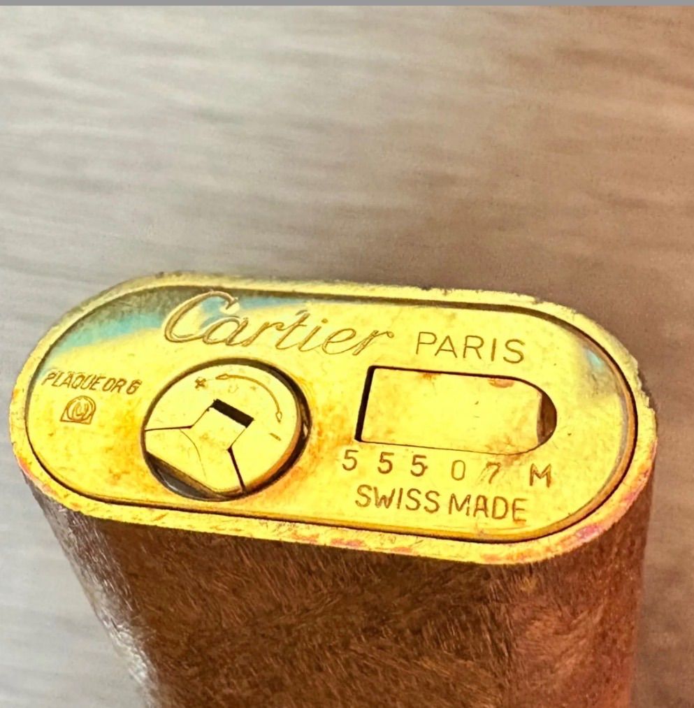着火確認済 カルティエ Cartier ガスライター ゴールド - メルカリ