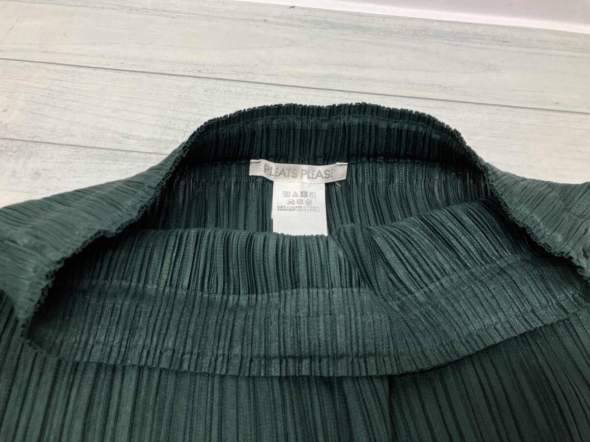 PLEATS PLEASE プリーツプリーズ ロングスカート PP51JG374 グリーン