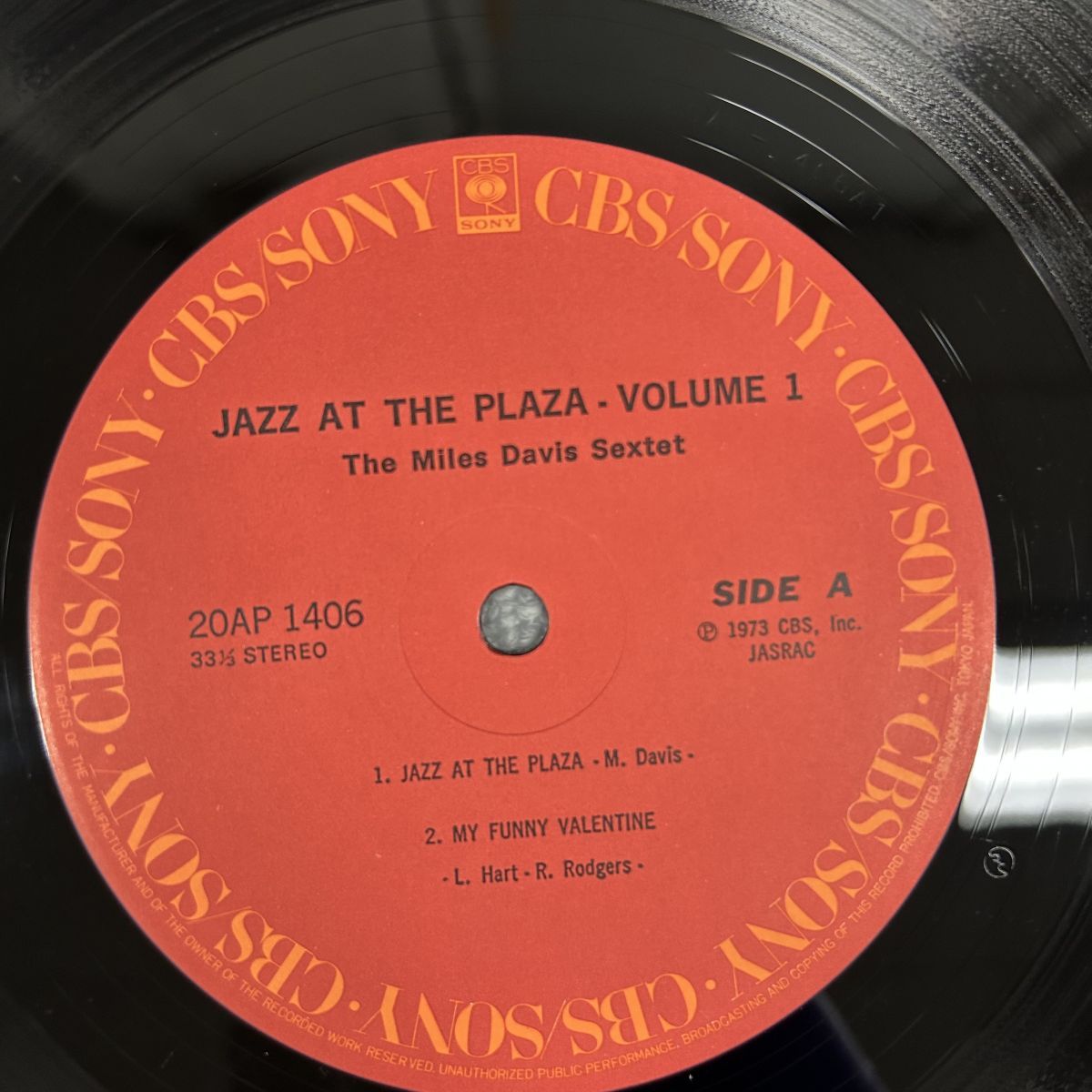 LP The Miles Davis Sextet - Jazz At The Plaza Vol. 1 20AP 1406