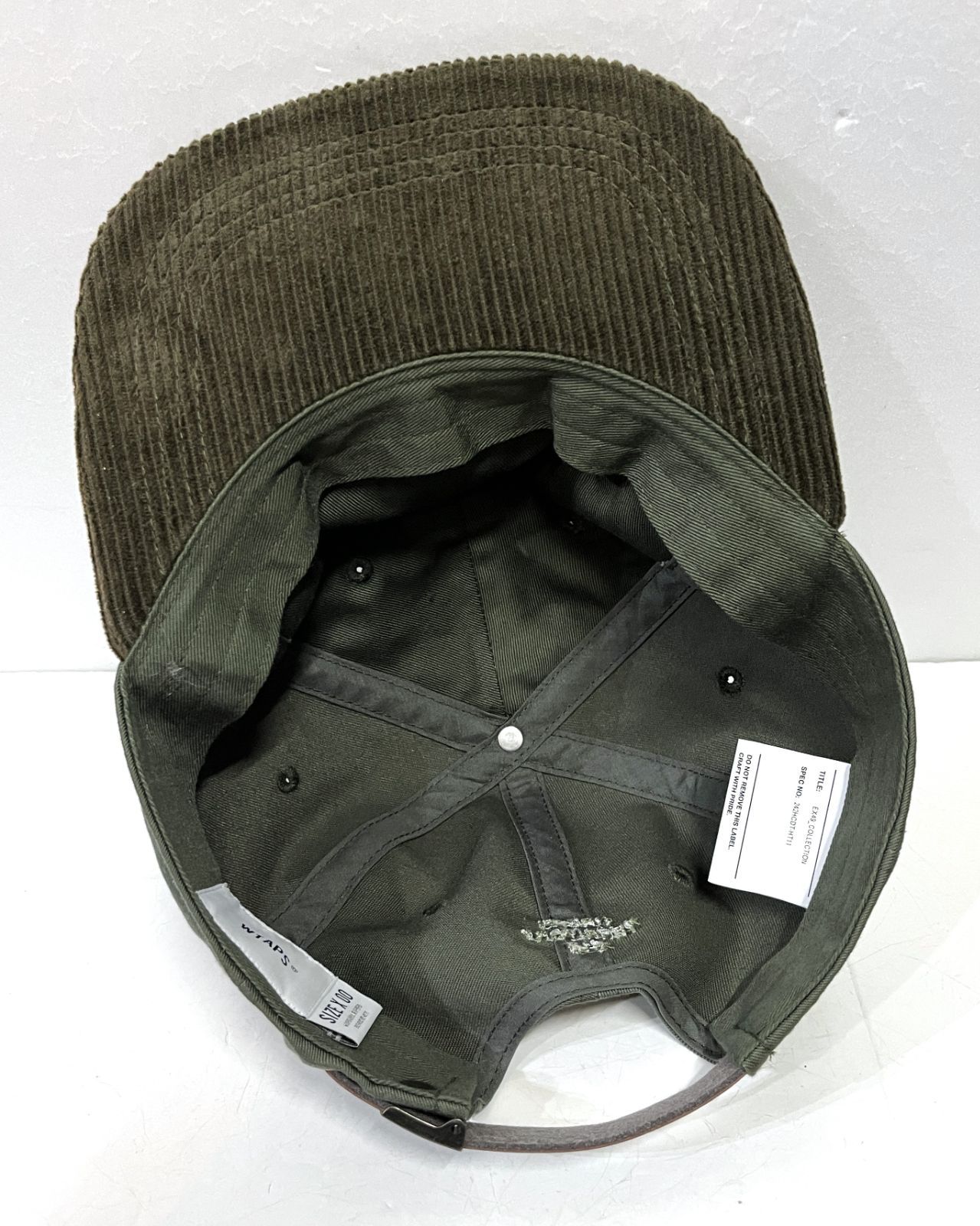 WTAPS｜ダブルタップス T-6H 02 CAP COTTON. CORDUROY. CTPL. TWILL